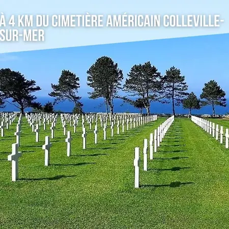 Sweet Omaha Maison Bien Equipee, Poele A Granules, Chiens Bienvenus, Avec Jardin Clos Belle Terrasse Amenagee, 4 Dont 2 Au Rdc, 2 Wc, Parking Privatif 2 Kms D'omaha Beach, 5 Mn En Voiture Superette, Proche Port En Bessin Et Bayeux *