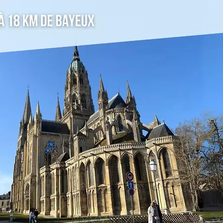 Sweet Omaha Maison Bien Equipee, Poele A Granules, Chiens Bienvenus, Avec Jardin Clos Belle Terrasse Amenagee, 4 Dont 2 Au Rdc, 2 Wc, Parking Privatif 2 Kms D'omaha Beach, 5 Mn En Voiture Superette, Proche Port En Bessin Et Bayeux *